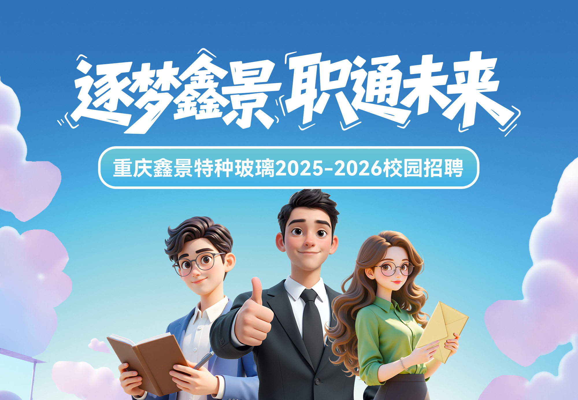 校園招聘丨重慶鑫景特種玻璃2025-2026年校園招聘全面啟航！